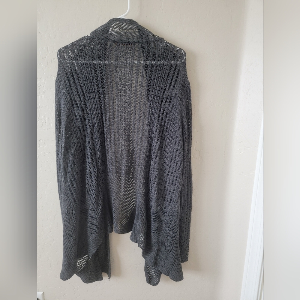 Belldini 2X crochet-knit lightweight cardigan - Picture 7 of 7